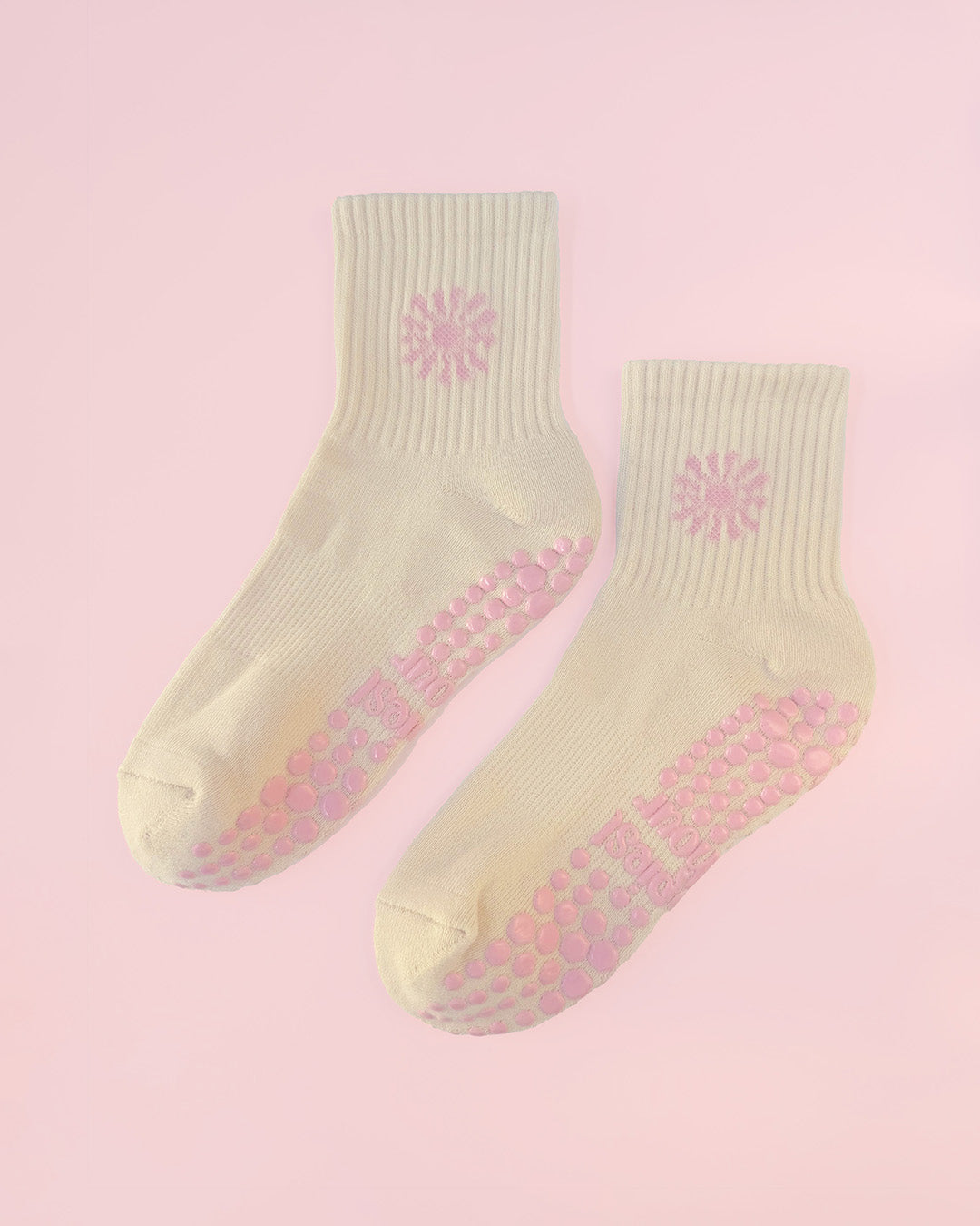Pink Soleil Grip Sock
