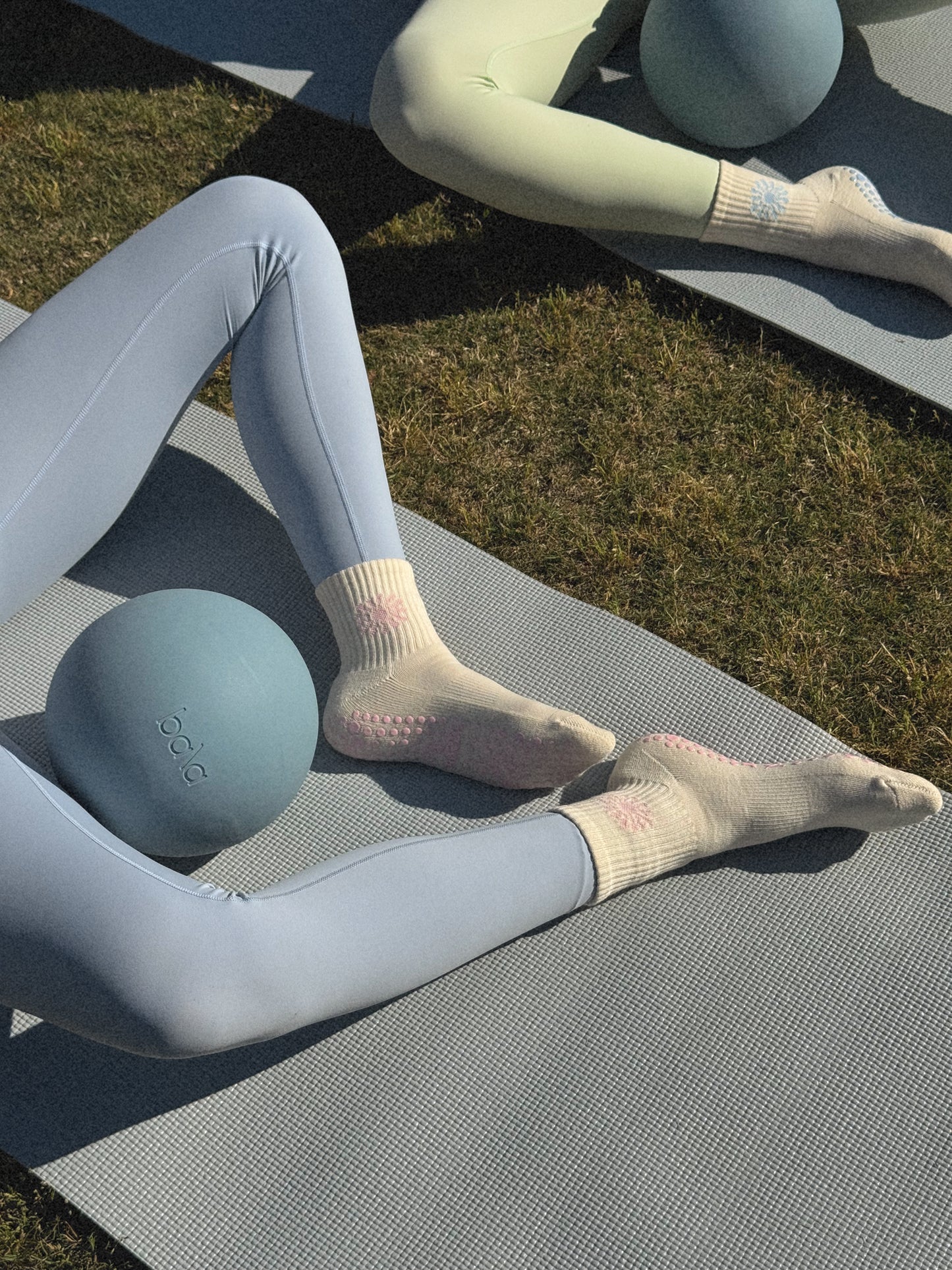 Pink Soleil Grip Sock